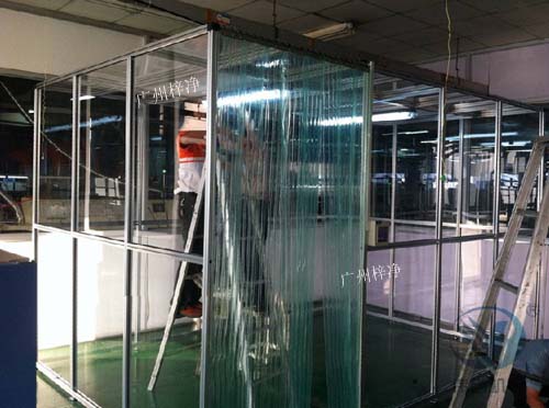 千級潔凈棚現場安裝 千級潔凈棚現場安裝