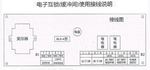 電子互鎖裝置(緩沖間)使用接線說(shuō)明 電子互鎖裝置(緩沖間)使用接線說(shuō)明