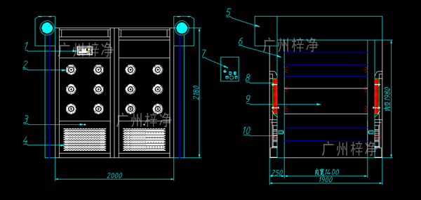 快速卷簾門風(fēng)淋室 快速卷簾門風(fēng)淋室